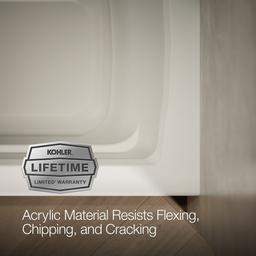 Archer 60'' x 32'' alcove bath, left drain - image 10