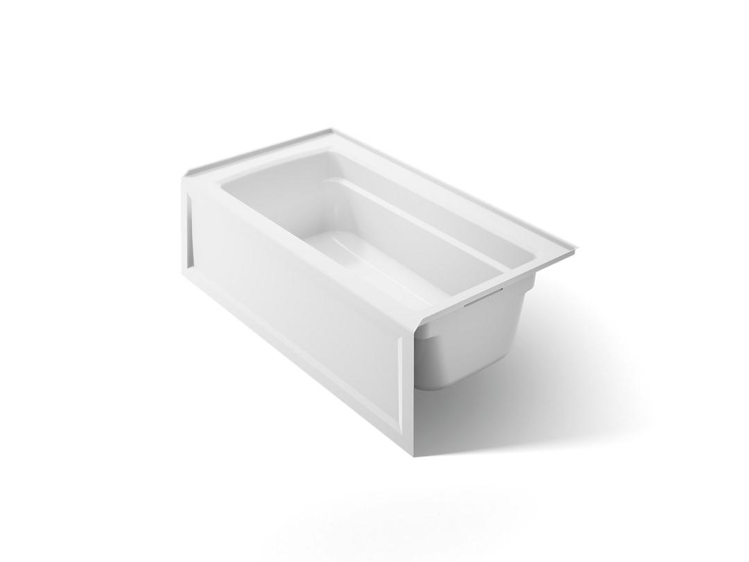Archer 60'' x 32'' alcove bath, right drain by Kohler