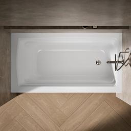 Archer 60'' x 32'' alcove bath, right drain - image 7