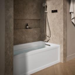 Archer 60'' x 32'' alcove bath with Bask heated surface, right drain - image 2