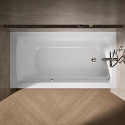 Archer 60'' x 32'' alcove bath with Bask heated surface, right drain - image 7