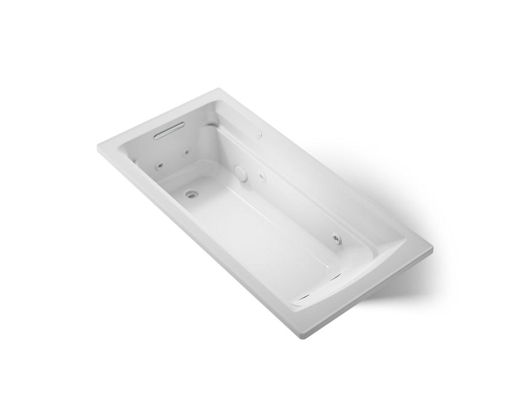 Archer 72'' x 36'' drop-in Heated BubbleMassageE air bath by Kohler