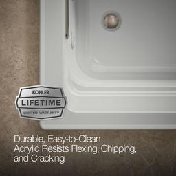 Archer 72'' x 36'' drop-in Heated BubbleMassageE air bath - image 7