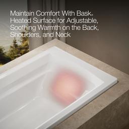 Archer 72'' x 36'' drop-in Heated BubbleMassageE air bath with Bask heated surface - image 8