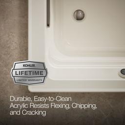 Archer 72'' x 36'' drop-in Heated BubbleMassageE air bath with Bask heated surface - image 9