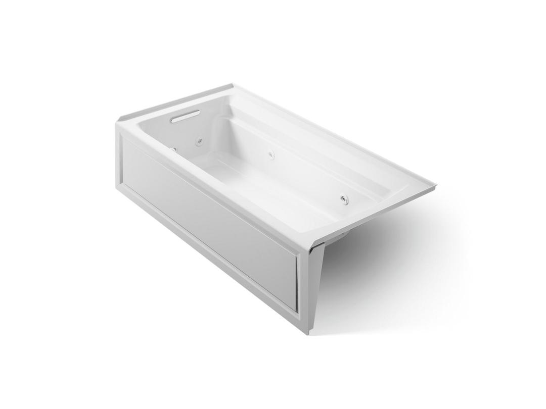 Archer 72'' x 36'' alcove whirlpool bath with alcove, left drain by Kohler