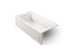 Archer 72'' x 36'' alcove whirlpool bath with alcove, left drain - image 1