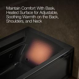 Archer 72'' x 36'' alcove whirlpool bath with Bask heated surface, left drain - image 7