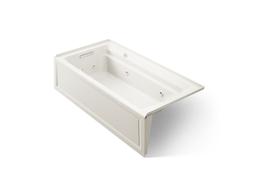 Archer 72'' x 36'' alcove whirlpool bath with Bask heated surface, left drain - image 1
