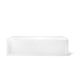 Archer 72'' x 36'' alcove bath, left drain - image 12