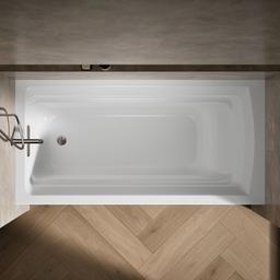 Archer 72'' x 36'' alcove bath, left drain - image 7
