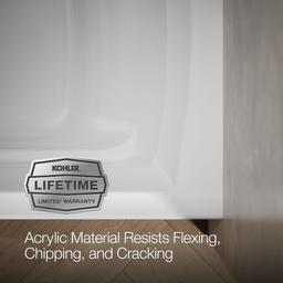 Archer 72'' x 36'' alcove bath, left drain - image 10