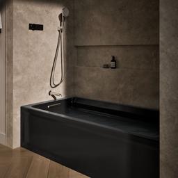 Archer 72'' x 36'' alcove bath, left drain - image 2