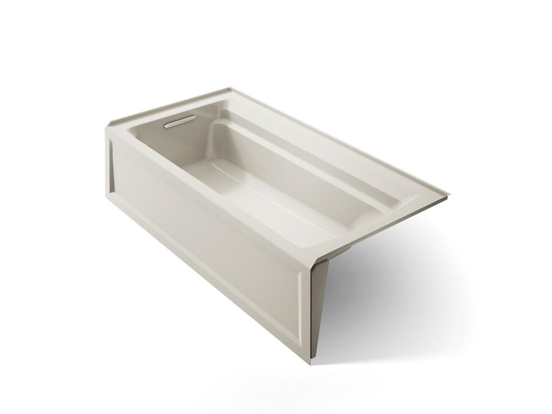 Archer 72'' x 36'' alcove bath, left drain by Kohler