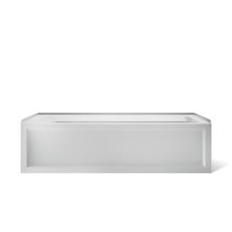 Archer 72'' x 36'' alcove bath with Bask heated surface, alcove, right drain - image 12