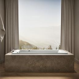 Archer 72'' x 36'' drop-in bath with Bask heated surface - image 4