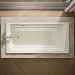 Archer 72'' x 36'' drop-in bath with Bask heated surface - image 8