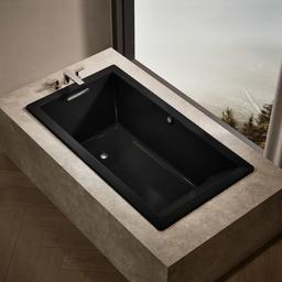 Underscore 66'' x 36'' drop-in bath with Bask heated surface - image 2