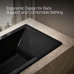 Underscore 66'' x 36'' drop-in bath with Bask heated surface - image 7