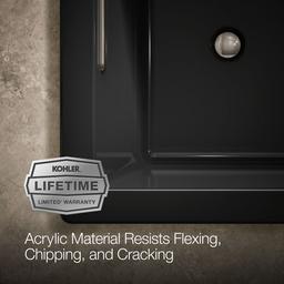 Underscore 66'' x 36'' drop-in bath with Bask heated surface - image 9