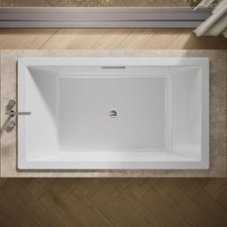 Underscore 72'' x 42'' drop-in bath with Bask heated surface - image 8