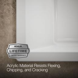 Underscore 72'' x 42'' drop-in bath with Bask heated surface - image 9