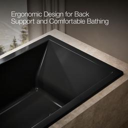 Underscore 72'' x 42'' drop-in bath with Bask heated surface - image 7