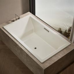 Underscore 72'' x 42'' drop-in bath with Bask heated surface - image 2