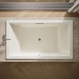 Underscore 72'' x 42'' drop-in bath with Bask heated surface - image 8