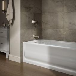 Bancroft 60'' x 32'' alcove bath, left drain - image 2