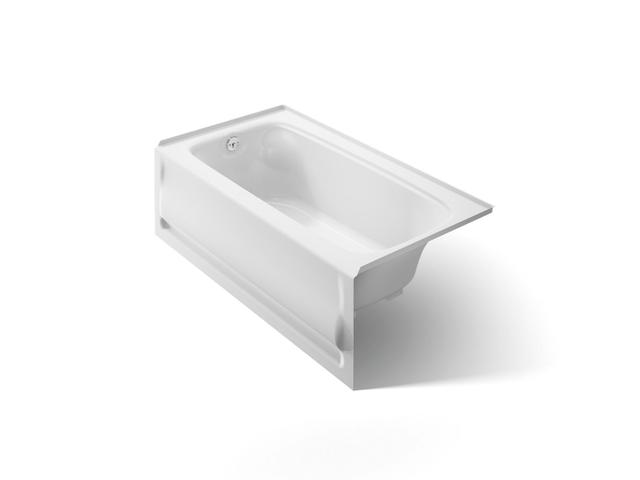 Bancroft 60'' x 32'' alcove bath, left drain