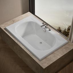 Kohler Memoirs 66'' X 42'' Drop-in Heated Bubblemassagee Air Bath with Bask Heated Surface - White - image 2