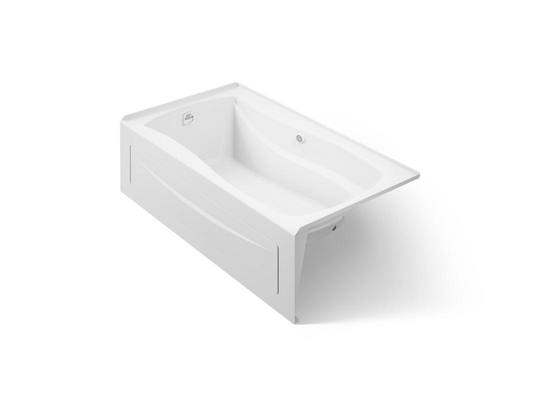 Kohler Mariposa 66'' X 36'' Alcove Heated Whirlpool, Left Drain - White by Kohler