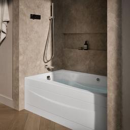 Kohler Mariposa 60'' X 36'' Alcove Heated Bubblemassagee Air Bath With Bask Heated Surface, Left ... - image 2