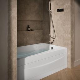 Kohler Mariposa 60'' X 36'' Alcove Heated Whirlpool, Right Drain - White - image 2