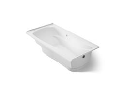 Kohler Mariposa 72'' X 36'' Alcove Heated Bubblemassagee Air Bath, Right Drain - White - image 1