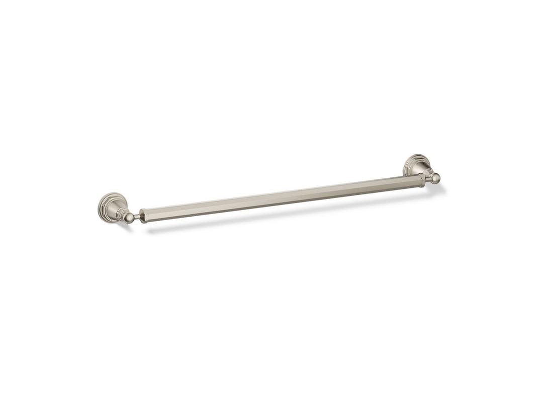 Kohler Pinstripe 24'' Towel Bar - Vibrant - Brushed Nickel by Kohler