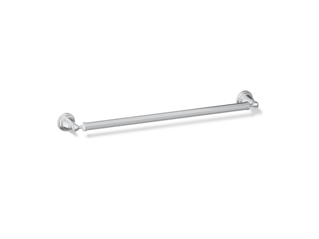 Kohler Pinstripe 24'' Towel Bar - - Polished Chrome by Kohler
