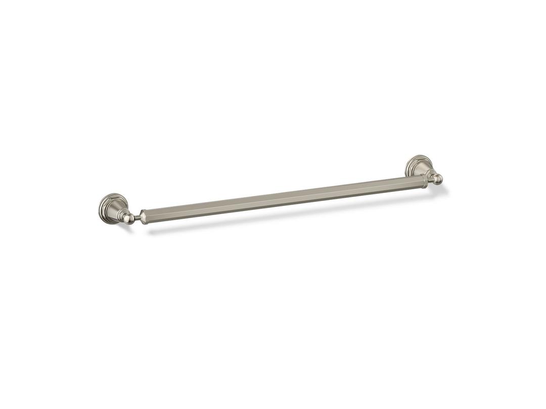Kohler Pinstripe 24'' Towel Bar - Vibrant Polished - Nickel by Kohler