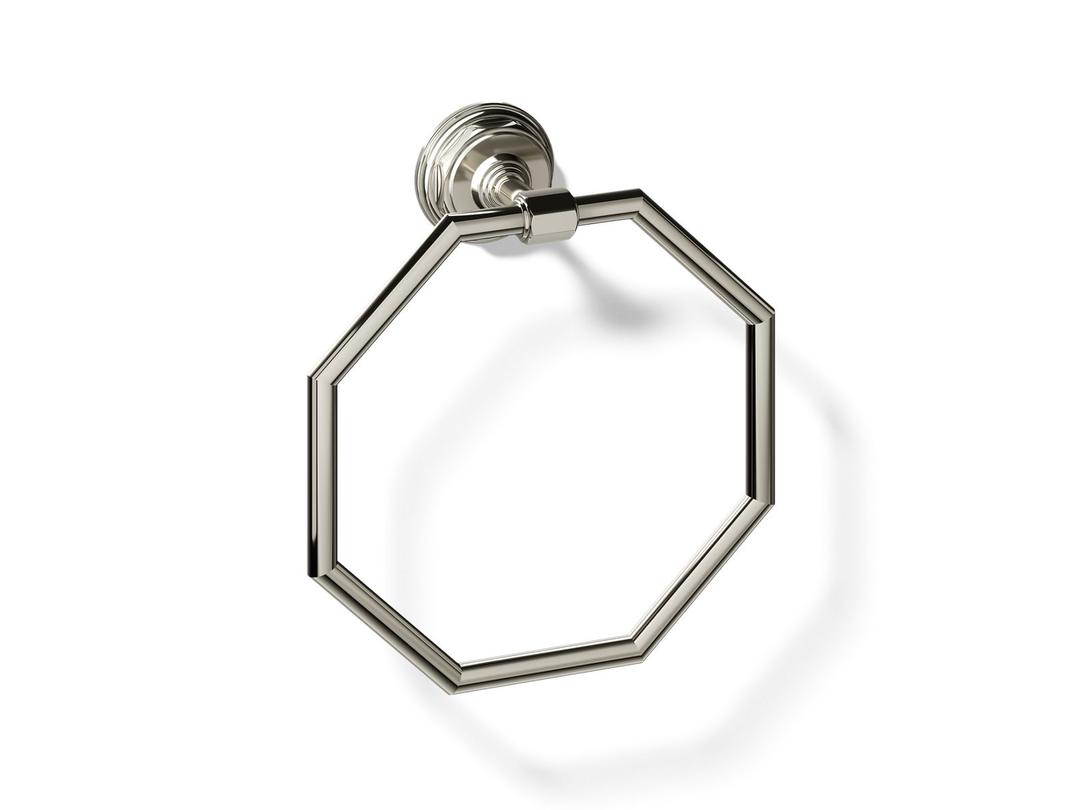 Kohler Pinstripe Towel Ring - Vibrant Polished - Nickel by Kohler