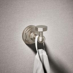 Kohler Pinstripe Robe Hook - Vibrant - Brushed Nickel - image 2