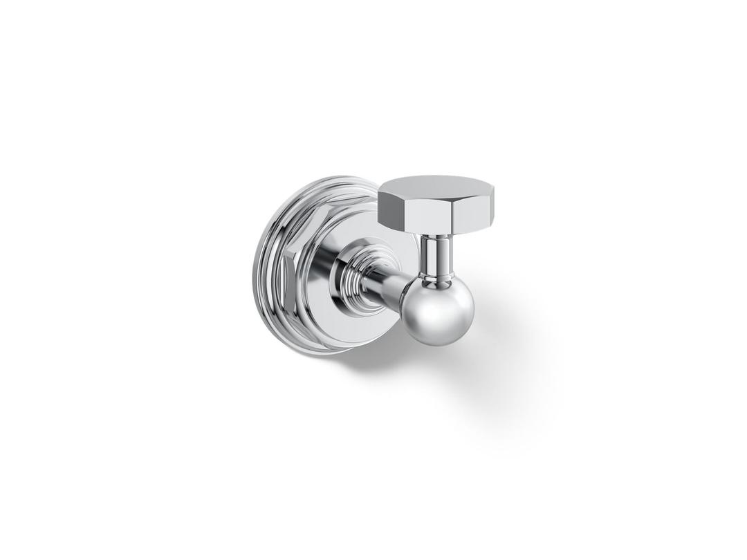 Kohler Pinstripe Robe Hook - - Polished Chrome by Kohler