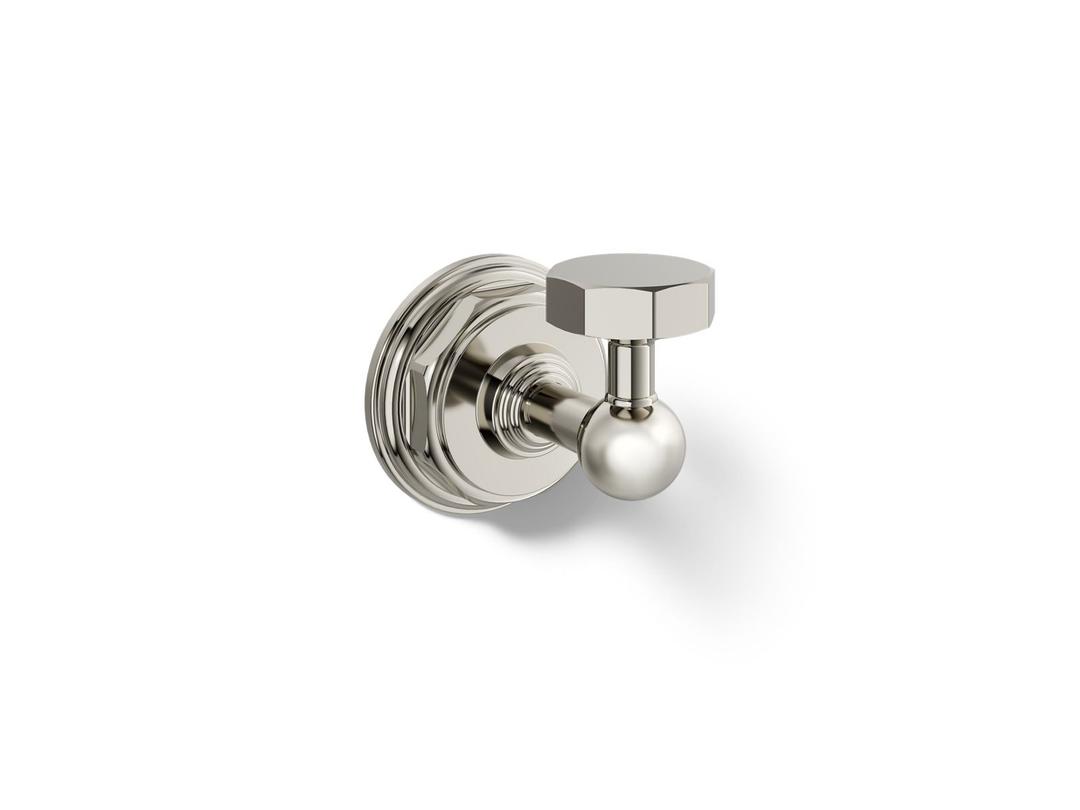 Kohler Pinstripe Robe Hook - Vibrant Polished - Nickel by Kohler