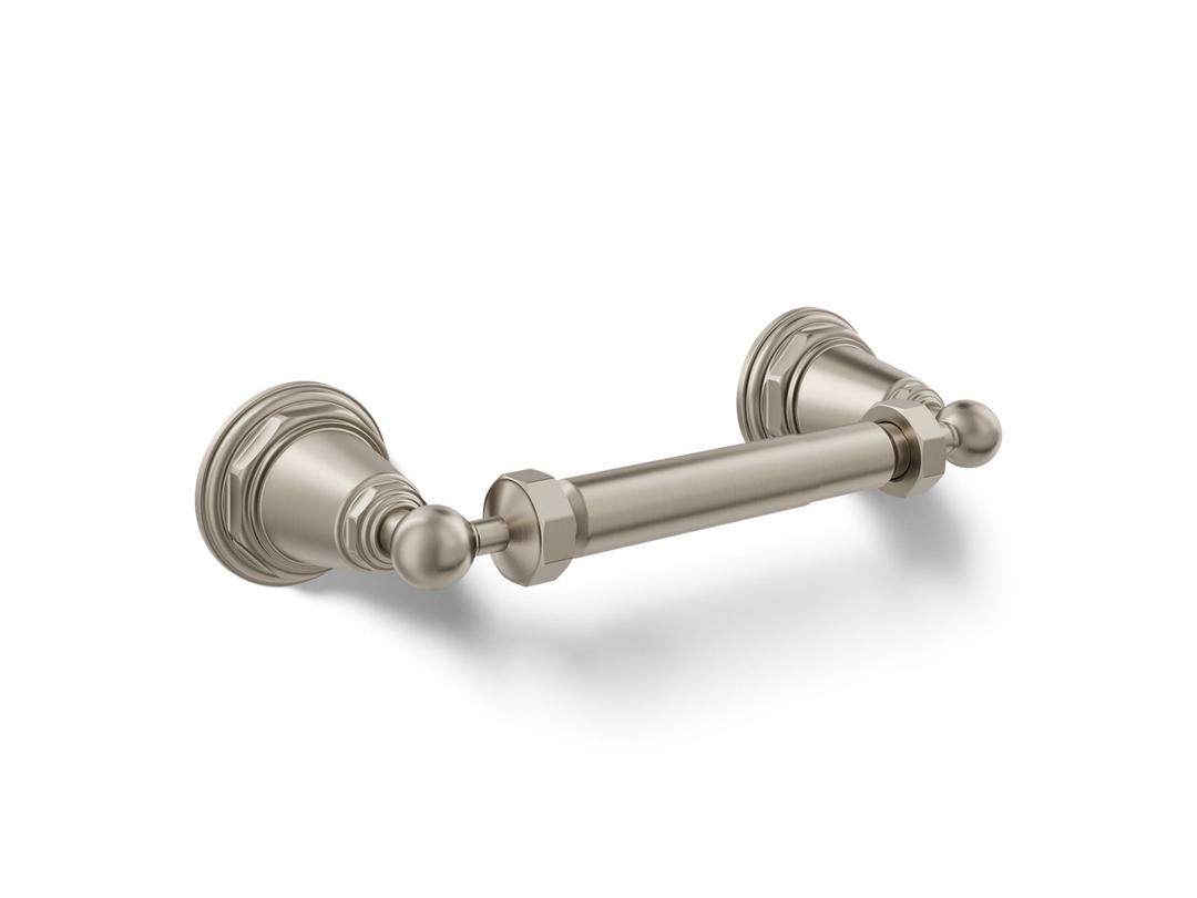 Kohler Pinstripe Toilet Paper Holder - Vibrant - Brushed Nickel by Kohler