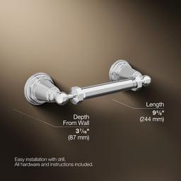 Kohler Pinstripe Toilet Paper Holder - - Polished Chrome - image 3