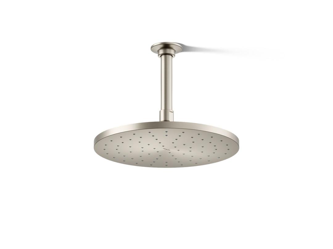 Contemporary Round 10'' single-function rainhead, 2.5 gpm by Kohler