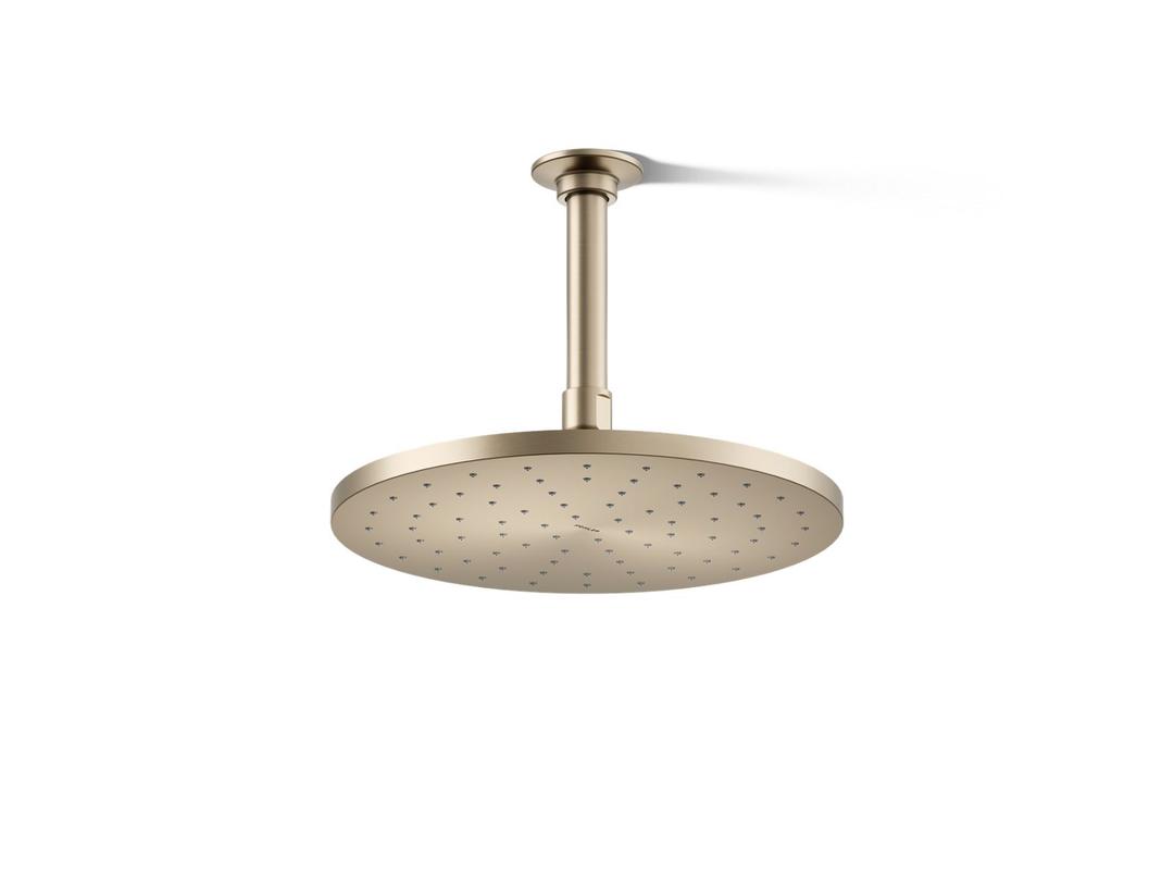 Contemporary Round 10'' single-function rainhead, 1.75 gpm by Kohler