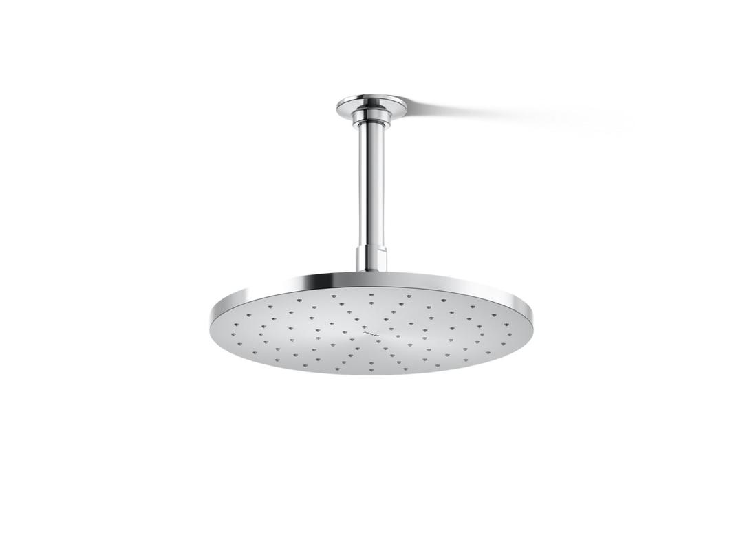 Contemporary Round 10'' single-function rainhead, 2.5 gpm by Kohler