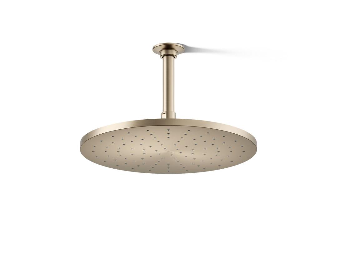 Contemporary Round 12'' single-function rainhead, 2.5 gpm by Kohler