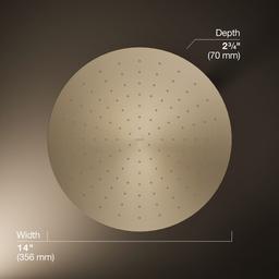 14 Contemporary Round Rain Showerhead - image 3